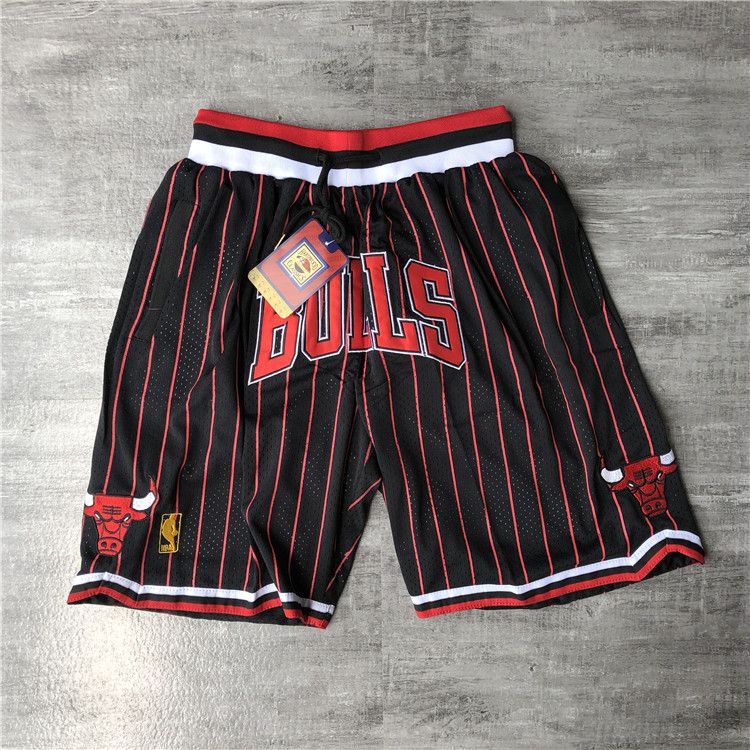 Men NBA 2021 Chicago Bulls Black Shorts 2->chicago bulls->NBA Jersey